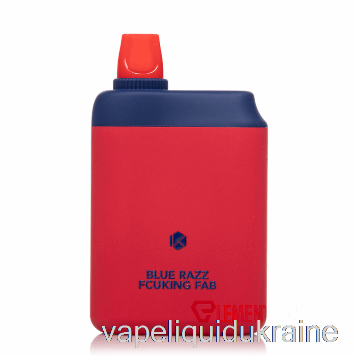 Vape Liquid Ukraine Kadobar x PK Brands PK5000 Disposable Blue Razz Fcuking Fab